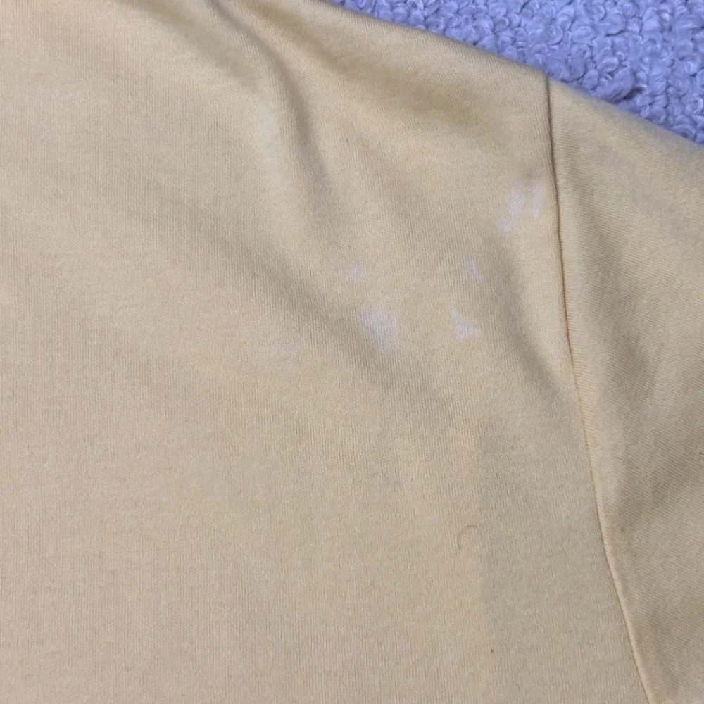 Polo Ralph Lauren Polo Shirt Mens Large Yellow Short Sleeve Embroidered Pony‎